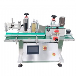 Round bottle desktop labeling machine