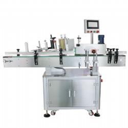 Automatic vertical round bottle labeler