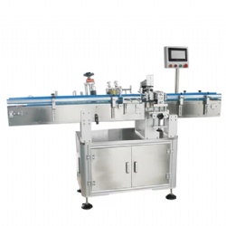 Automatic round bottle position labeling machine